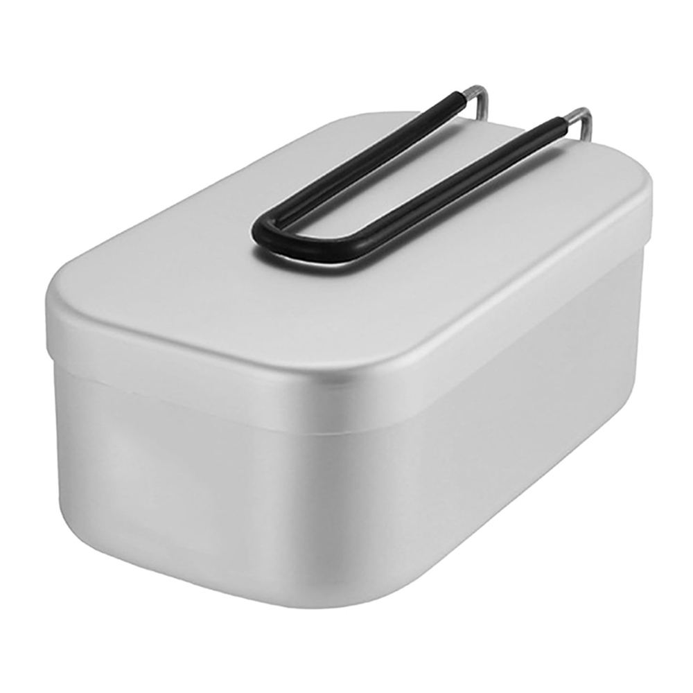 Camping Cooking Hardware - 800ML Aluminum Lunch Boxes Outdoor Camping