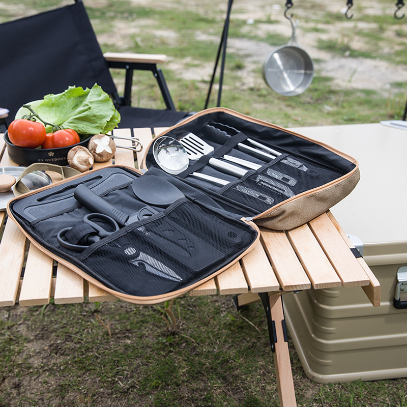 8pcs Camping Kitchen Cookware  - Camping Cooking Hardware recension och pris