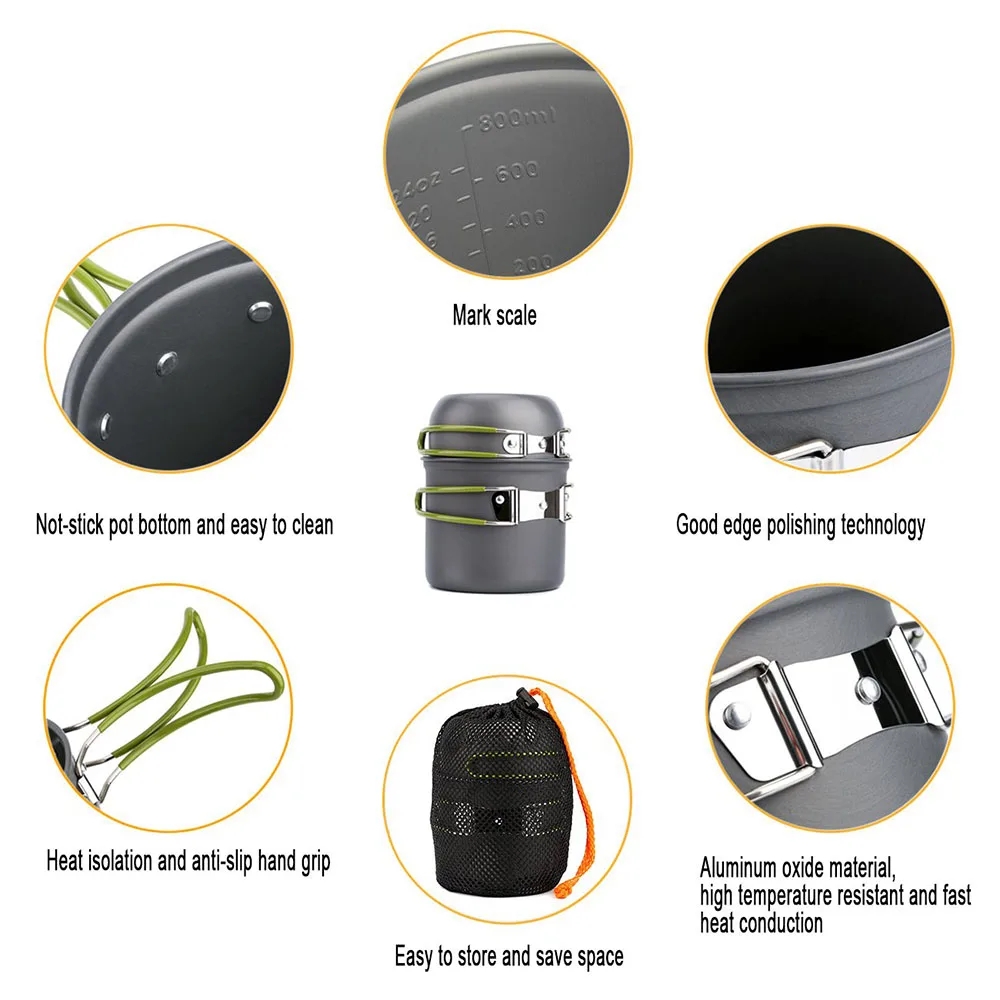 Camping Cookware Mess Kit Ultr - Camping Cooking Unit recension och pris