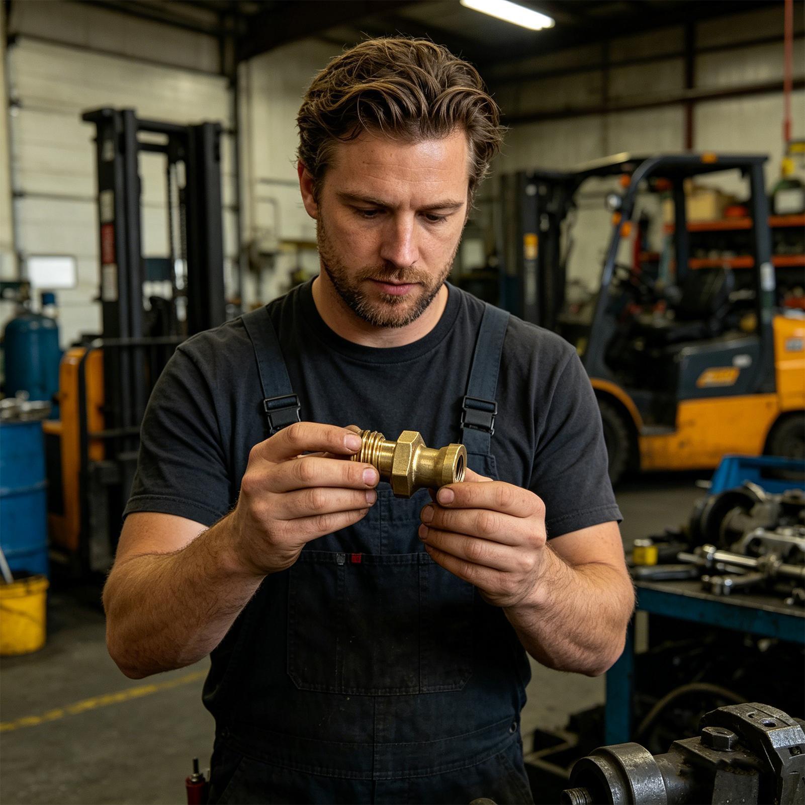 Propane Tank Connector Male Br - Camping Cooking Area recension och pris