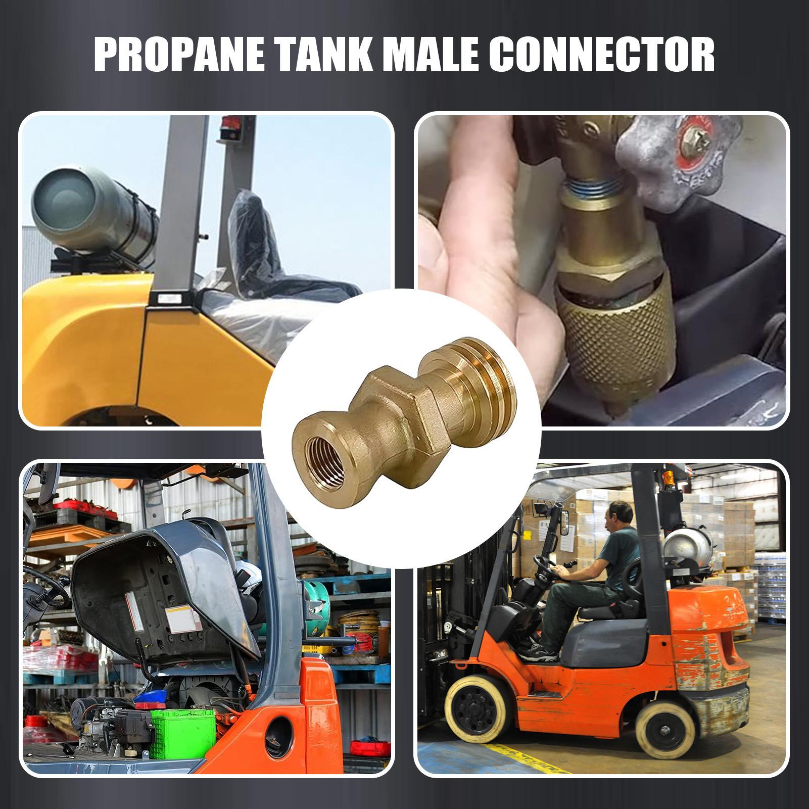 Propane Tank Connector Male Br - Camping Cooking Area recension och pris