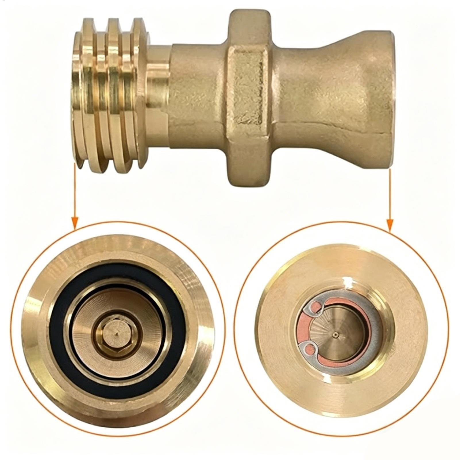 Propane Tank Connector Male Br - Camping Cooking Area recension och pris