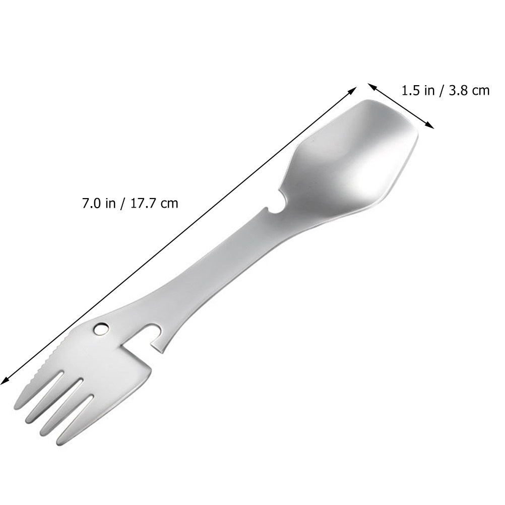 2Pcs Rustproof Stainless Steel - Camp Spork Set recension och pris