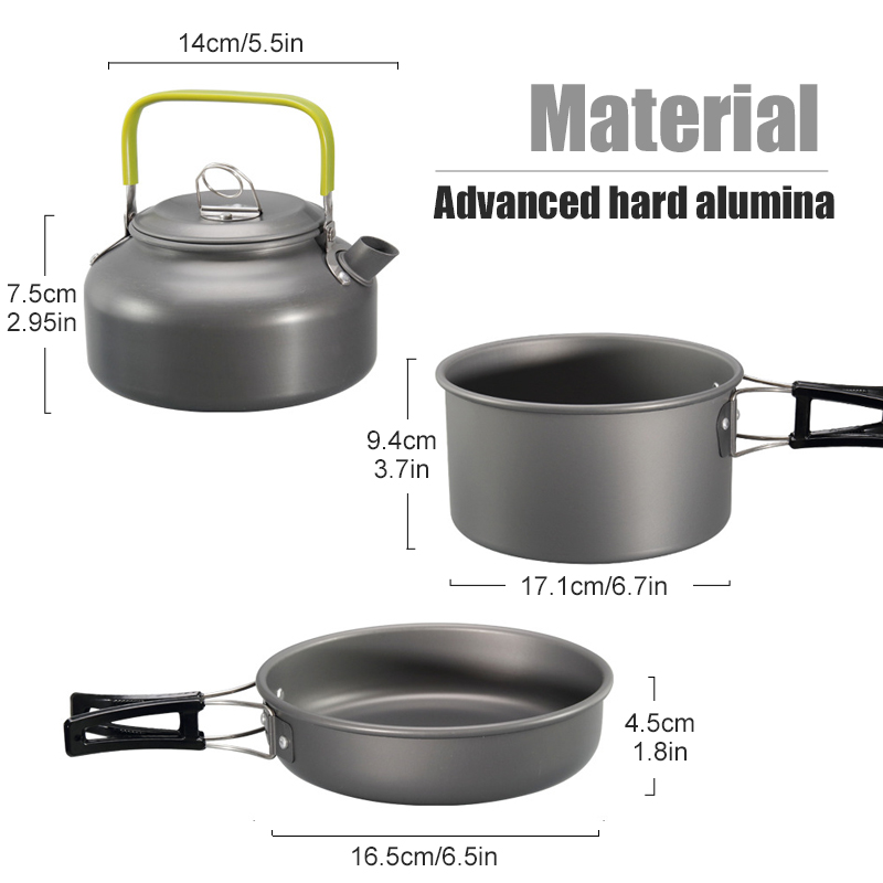 WESTTUNE Camping Cookware Kit  - Camping Cooking Hardware recension och pris