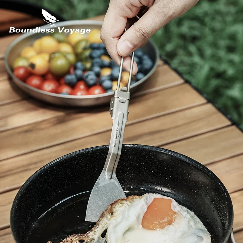 Boundless Voyage Titanium Spat - Camping Cooking Handle recension och pris