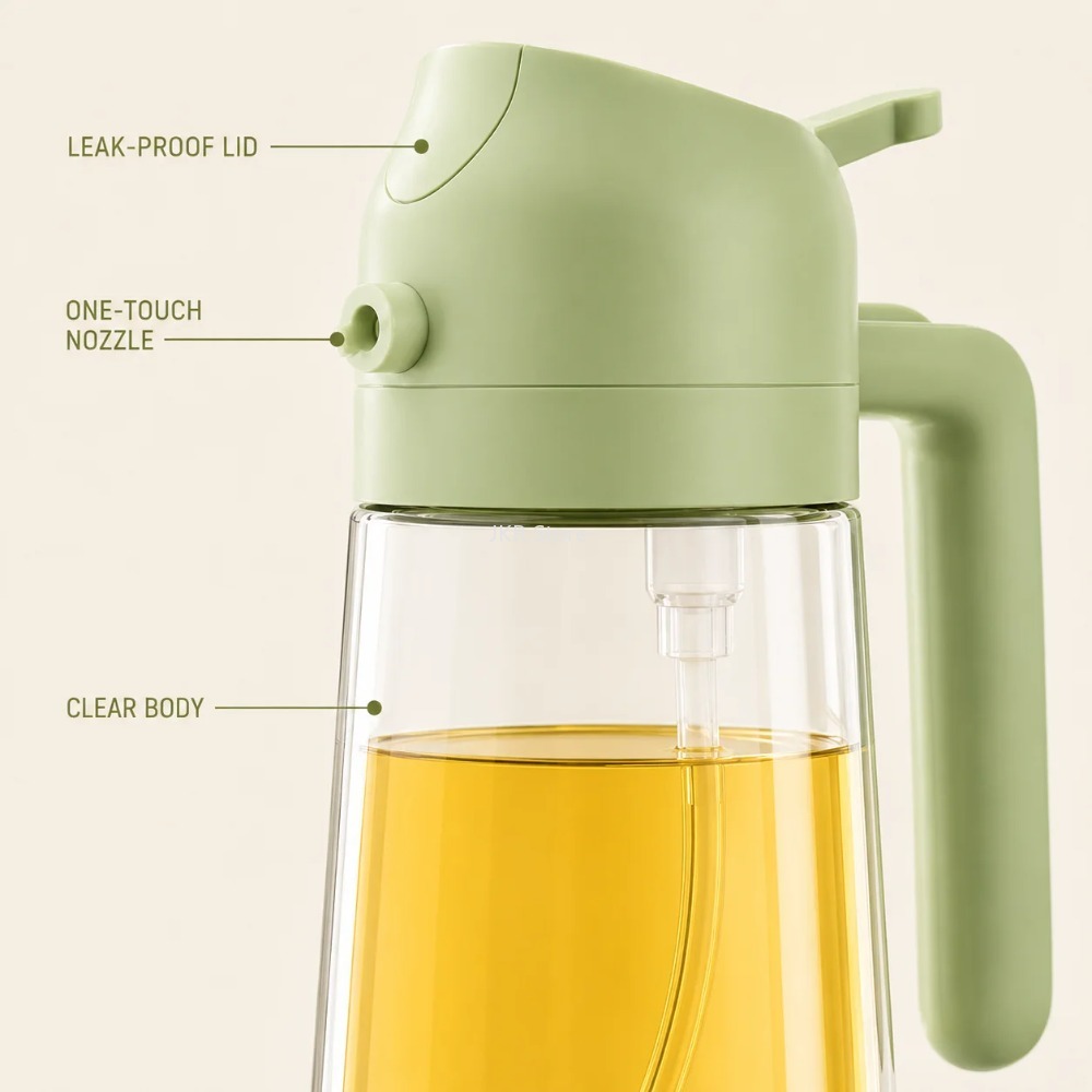 2 in 1 Olive Oil Sprayer Dispe - Camping Cooking Area recension och pris
