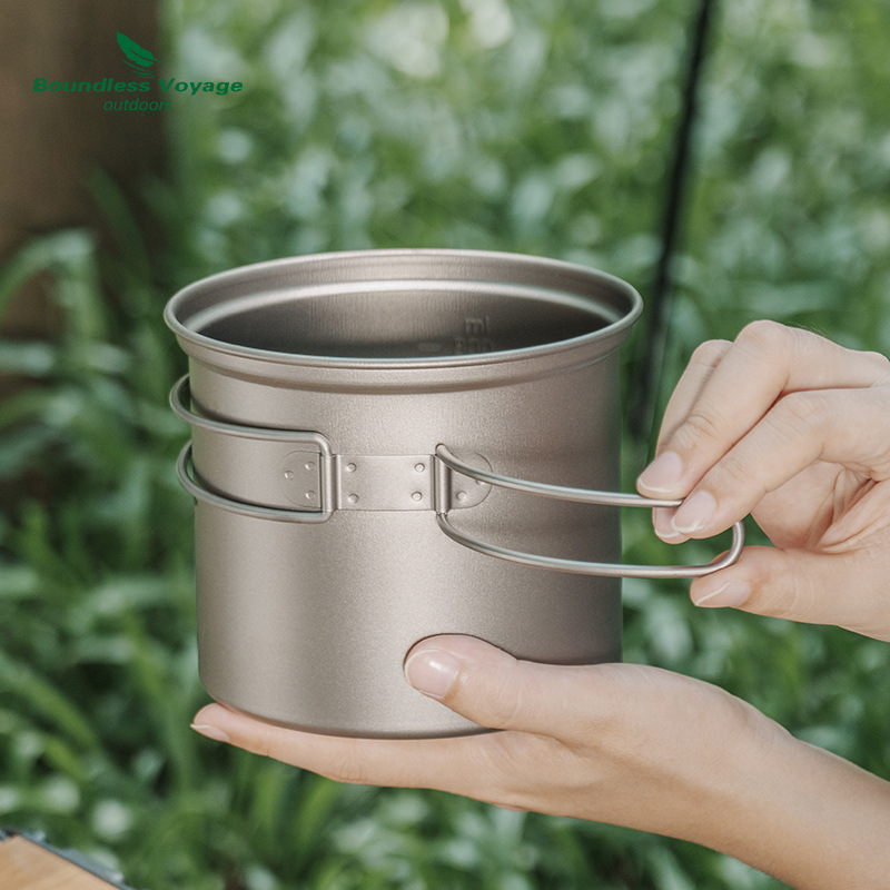 Pure Titanium Folding Boiling  - Camping Outdoor Cooking Set recension och pris