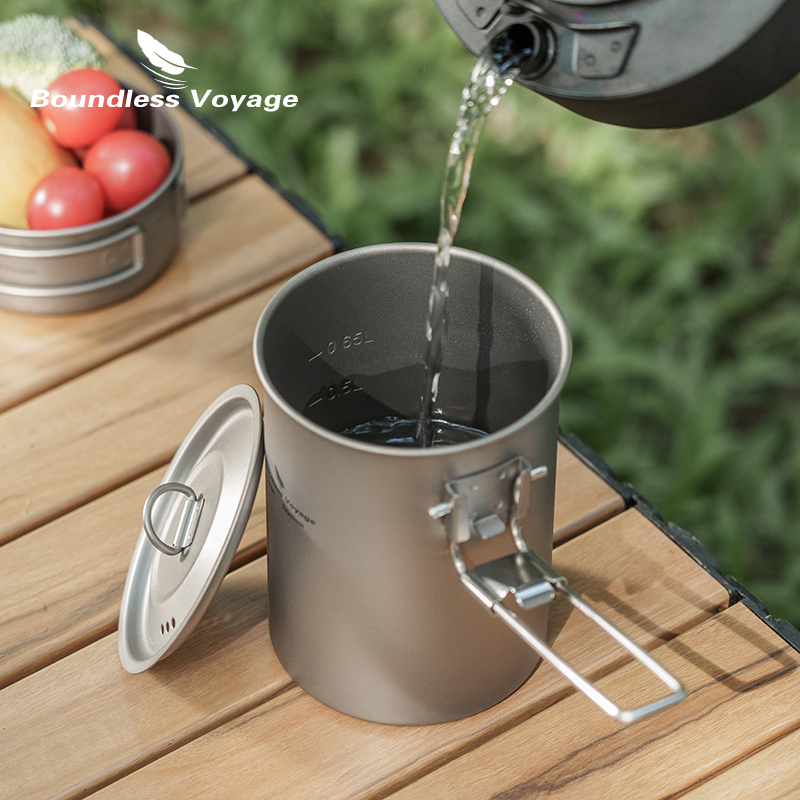 Boundless Voyage 900ml Titaniu - Camping Cooking Handle recension och pris