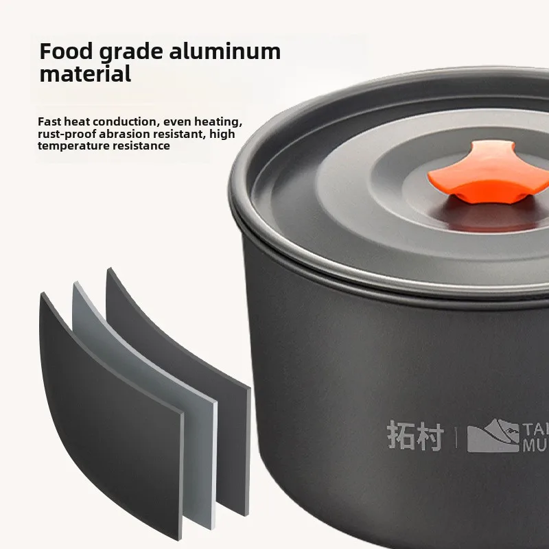 Camping Cookware Set Outdoor C - Camping Cooking Hardware recension och pris