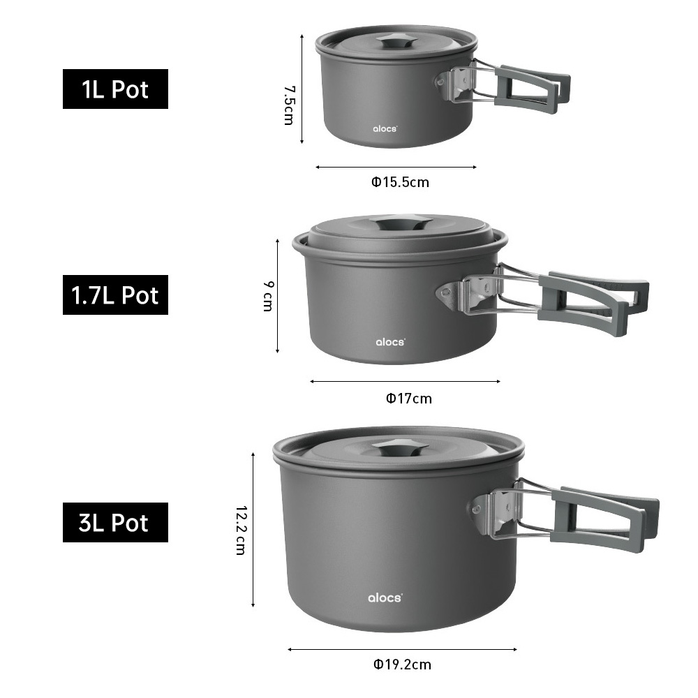 Camping Cooking Pot Aluminum A - Camping Cooking Unit recension och pris