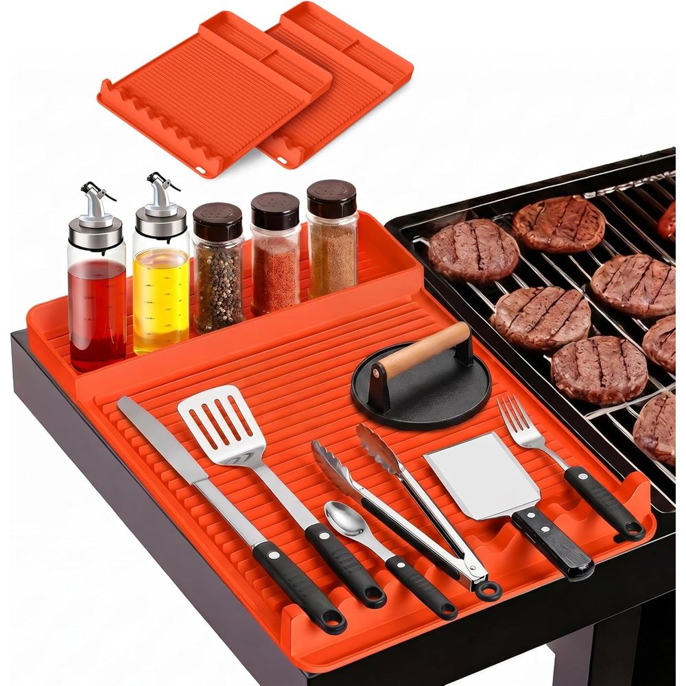 Heat Resistant Silicone Grill  - Camping Cooking Area recension och pris