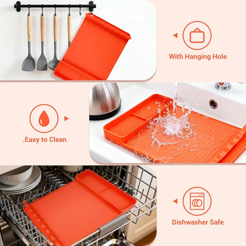 Heat Resistant Silicone Grill  - Camping Cooking Area recension och pris