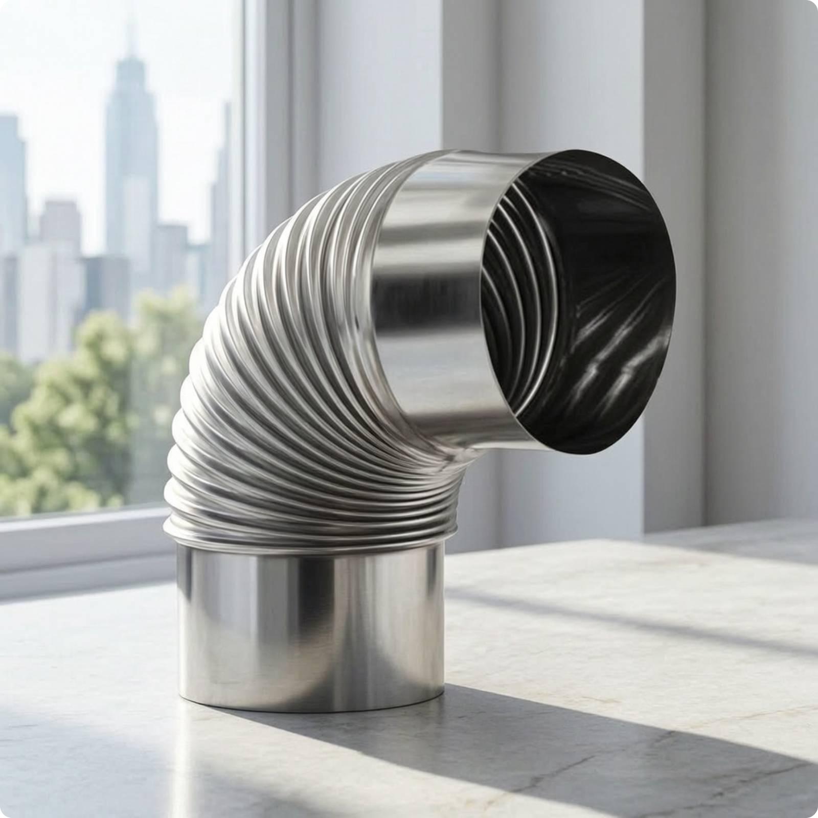 Durable Stainless Steel Elbow  - Camping Cooking Area recension och pris
